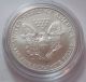 2007 - W American Silver Eagle Dollar Bullion Coin W/ Box & Coins: US photo 2