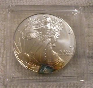 Silver American Eagle Coin 1999 Brilliant Uncirculated photo