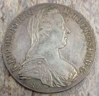 1780 Austrian Thaler Mother Theresa Silver Coin 28.  0 Grams photo