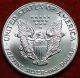 Uncirculated 1992 American Eagle Silver Dollar Silver photo 1
