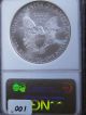 2008 Silver Eagle Dollar Ngc Ms70 Perfect Coin Silver photo 2