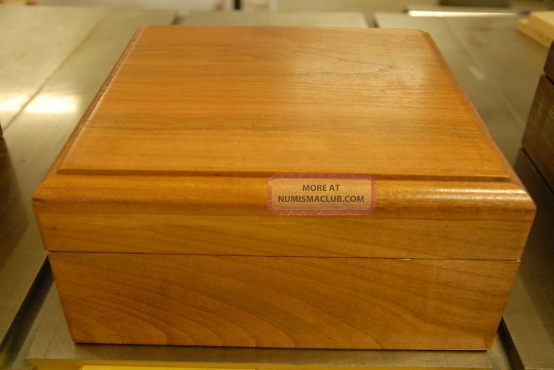 Solid Cherry (48) Slabs Storage Coin Box For Pcgs