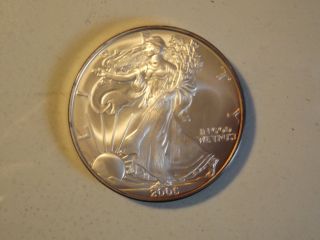 2006 American Eagle Silver Dollar Coin photo