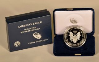 2012 American Eagle Proof 1 Oz.  999 Silver Coin. photo