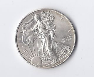 2009 American Liberty Silver Eagle Dollar.  999 Fine 1 Ounce Silver photo