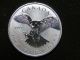 2014 1 Oz Peregrine Falcon Silver Maple Leaf Coin $5 Birds Of Prey Silver photo 3