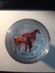 1oz 2014 Australian Lunar Series Ii - Perth - Coloured Horse.  999 Silver Coin Silver photo 4