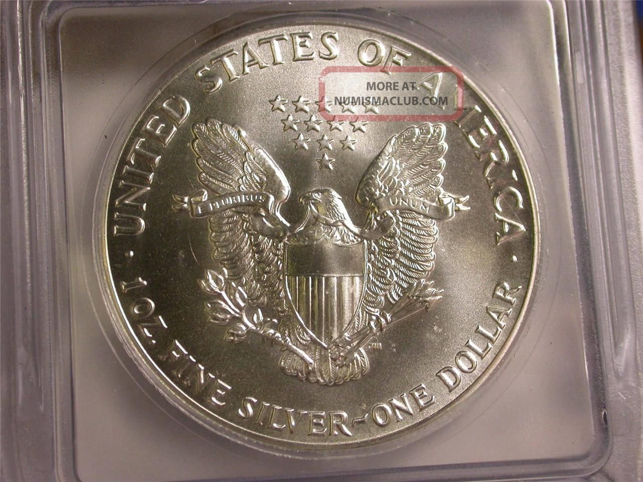 1986 Icg Ms70 Silver Eagle 1 Ounce Dollar Id P859