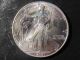 2001 Silver American Eagle,  1 Oz Fine Silver,  Toning Silver photo 2