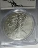 2012 W Burnished Silver Eagle Pcgs Ms70 Mercanti (flawless) No Spots Rare Silver photo 1