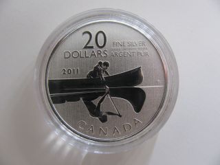 Canadian Silver 999 Coin (comemorative) 20 Dollar (2011) photo