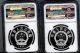 1988 China 2 Piece Endangered Wildlife - Ibis And Dolphins Proof Ngc Pf68 Ucam China photo 1