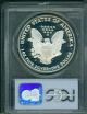 1993 - P American Silver Eagle Pcgs Pf69 Pr69 Proof Dcam (deep Cameo) Pq Silver photo 1