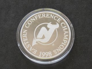 1998 Eastern Conference Nhl Silver Art Round A9041 photo
