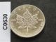 2006 Canada Maple Leaf Silver Art Round 1 Troy Ounce C0630 Silver photo 1