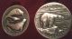 Sterling Silver Beluga Whale & Polar Bear Longines Symphonette Medal/coin Silver photo 3