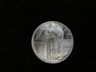 1 Oz.  Silver Bullion Eagle Liberty Round One Troy Ounce.  999 Pure Fine Coin photo