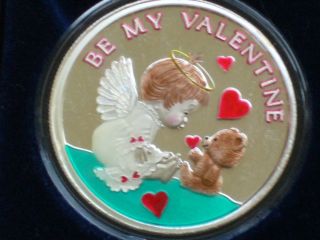 Enamel - Be My Valentine - Large Small Red Hearts - Teddy Bear - Pure Silver 999 photo