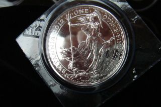 2012 Great Britain 2 Pound Bu Anniversary 1 Oz Silver Coin photo