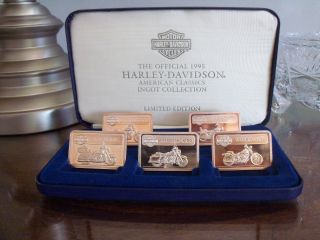Harley Davidson Collectable.  999 Fine Silver Ingots,  1141 Of 7500 All Matching photo