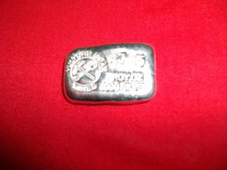 . 75 Of A Ounce Troy.  999 Fine Silver Vulture Peak Mines Silver Bar,  Item. photo