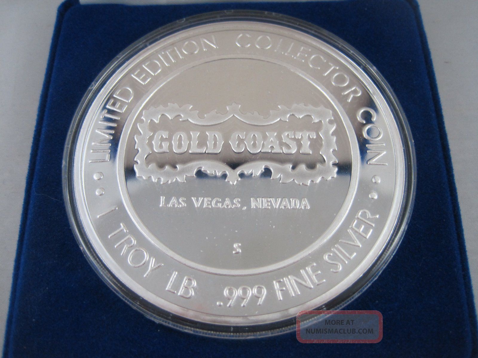 1995 Limited Edition Gold Coast Hotel Casino 1 Troy Pound 999 1995-limited-edition-gold-coast-hotel-casino-1-troy-pound-999