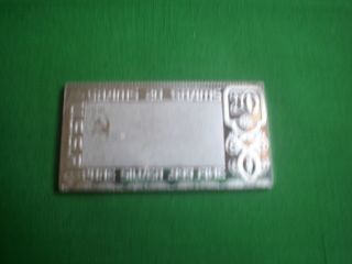 20 Gram.  999 Silver - Silver Ussr Flag Silver Bar photo