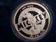 1988 Mickey Mouse 1 Troy Oz Fine Silver,  60th Anniversary Boxes And Silver photo 2