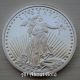 Solid Silver Round 1 Troy Oz Saint Gaudens Lady Liberty American Eagle.  999 Bu Silver photo 3