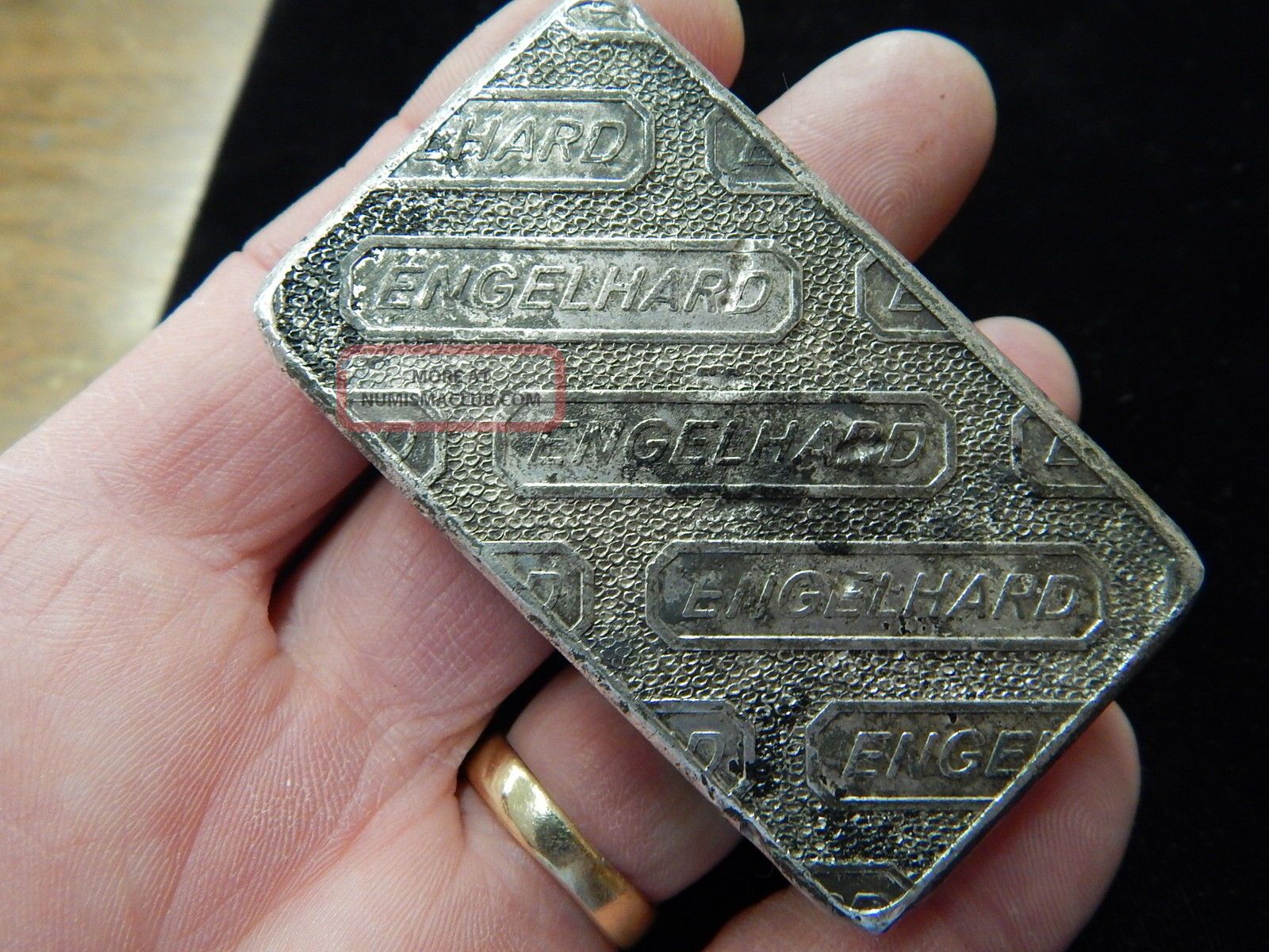 Engelhard 10 Troy Ounce Silver Bar 999 Fine Silver 100-mills-999-fine-gold-f-w