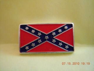 One - 2.  5 Gram 999 Pure Silver Bar/of Confederate Flag photo
