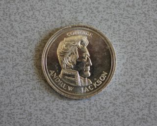 Liberty Lobby 1975 Andrew Jackson 1/2 Troy Oz Silver Bullion Coin photo