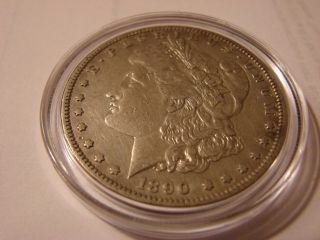 1 Oz Morgan Silver Dollar 1890 S photo