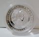 Wolves.  999 Silver Coin 1 Troy Oz With Swarovski Crystal Eyes Proof Belarus 2007 Silver photo 1