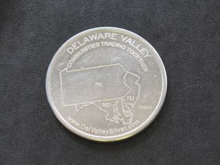 Delaware Valley Silver Art Round A9075 photo