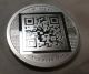 Bitcoin 1 Troy Oz.  999 Fine Physical Silver Round Design Uncirculated Rare Silver photo 1