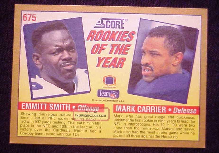 Gold Emmitt Smith Score Rookie Card 4 25 Oz 999 Silver Bar ltd 