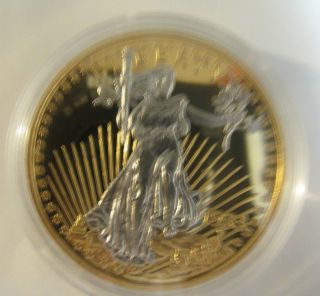 Couble Eagle Walking Liberty In Gold And 999 Pure Patinum W/ 08574 photo