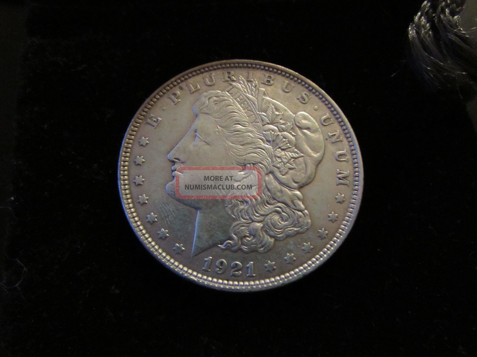 1921 E pluribus unum One Dollar Uncirculated Silver Coin