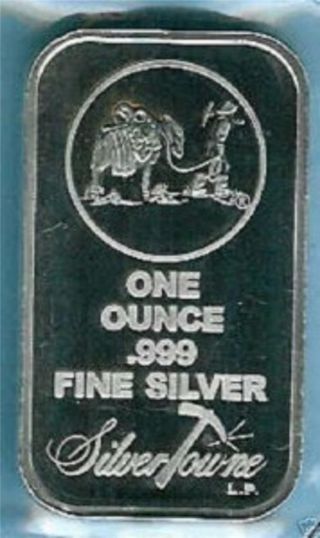 Silver Bar Miner Mule Silvertowne Logo Advertising Seal.  999 @ R_and_l Nr photo