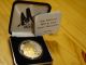 Alaska Official State 1997 Muskox.  999 Silver Proof 1 Troy Oz Gold Relief Silver photo 3