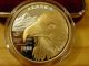 Alaska Official State 1992 Eagle Rare 999 Silver Proof 1 Troy Oz 24kt Gold Silver photo 4