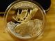 Alaska Official State 1998 Moose.  999 Silver Proof 1 Troy Oz Gold Relief Silver photo 4
