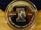 Alaska 2002 Iditarod Medallion 999 Fine Silver,  Gold Relief Proof 1 Oz Silver photo 1