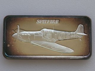Spitfire Silver Art Bar Hamilton World Of Flight D2206 photo