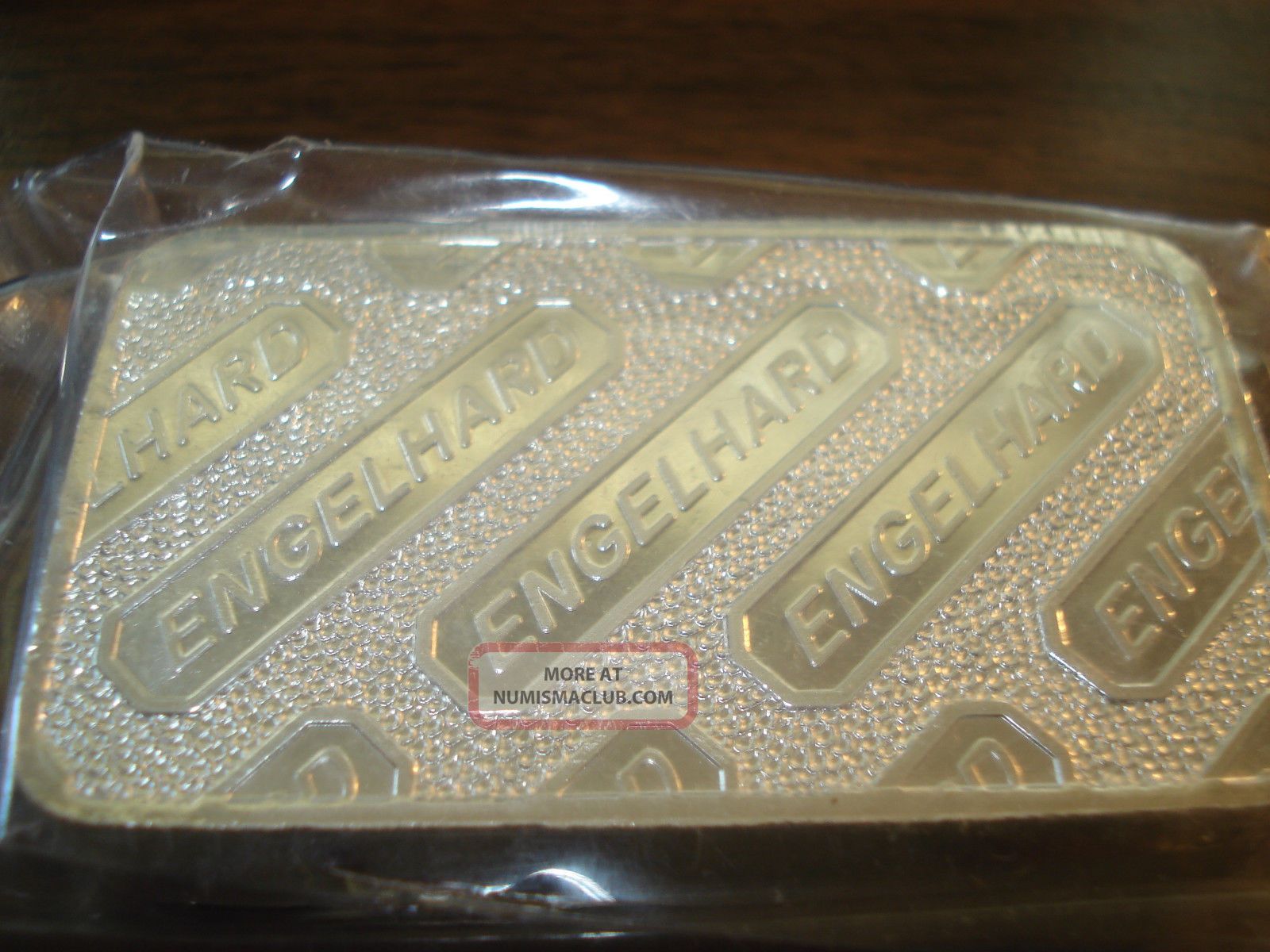 10 Oz. Engelhard Silver Bar Old Style Serial No. C 229879