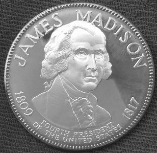 Franklin Presidential Medal - James Madison photo