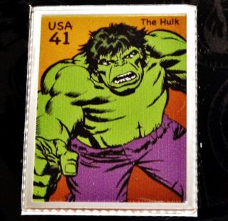 The Hulk From Marvel Comics 0.  8 Oz.  999 Fine Silver Bar Ingot photo