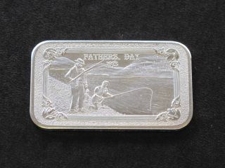 1973 Father ' S Day Silver Art Bar Mother Lode A9560 photo