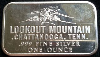 1 Oz.  999 Fine Silver Lookout Mountain Chattanooga,  Tenn photo